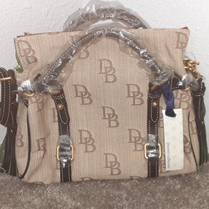 Dooney & Bourke monogramed mini satchel